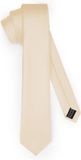 Ladeheid Smal Stropdas - Beige - Polyester