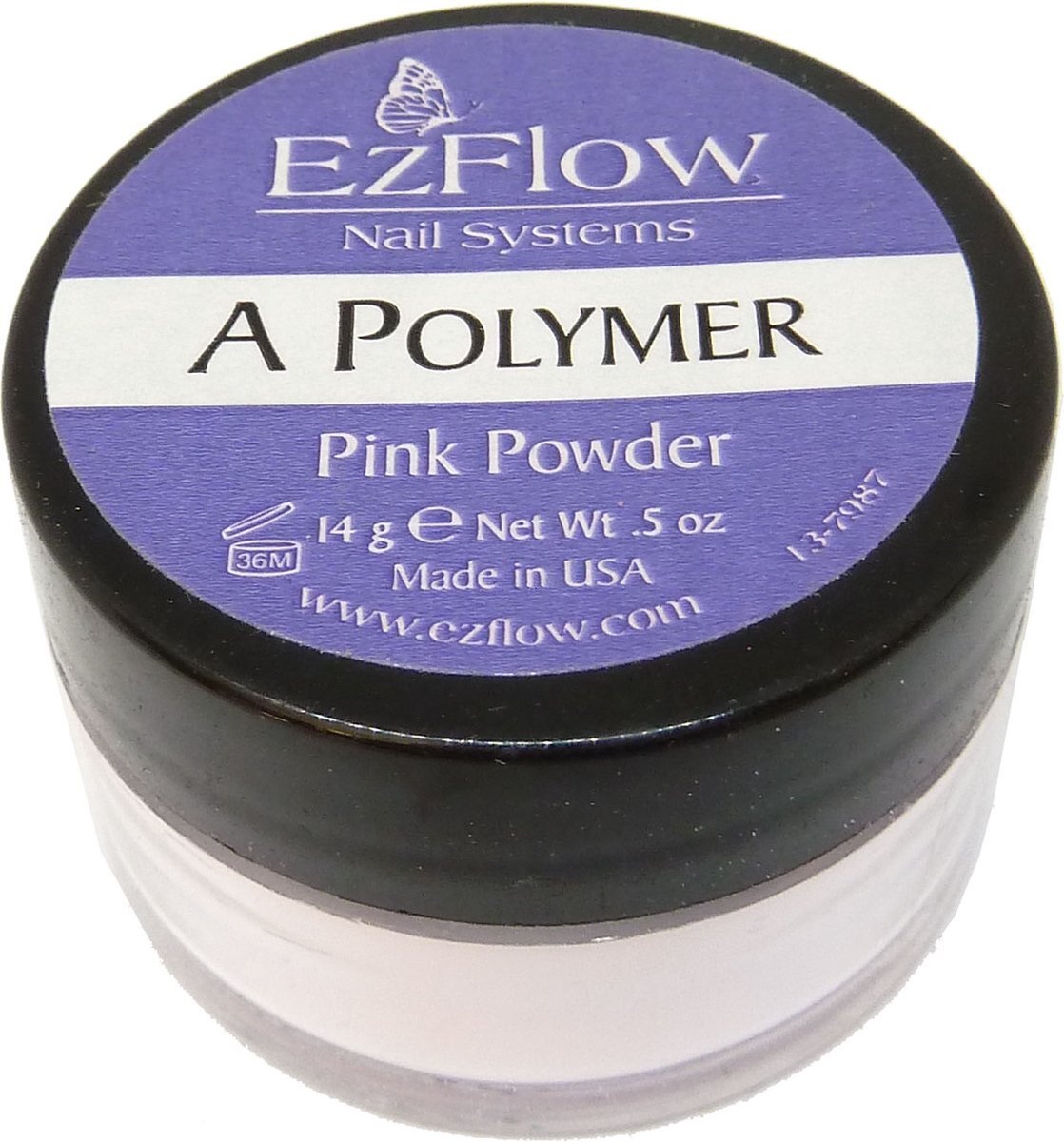 ezflow Ez Flow A Polymer Powder Acrylpoeder Manicure Nail Art Nagelverzorging 14g - Pink Powder Pink Powder