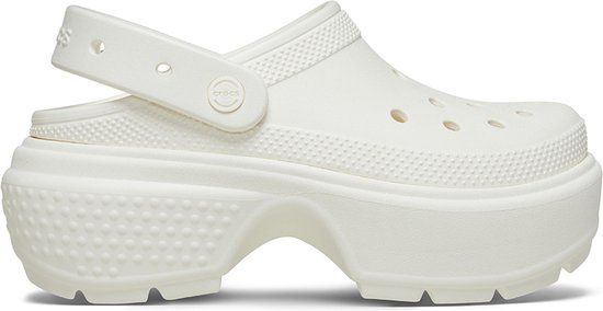 Crocs Stomp Clog - Wit - Maat 38/39 - Vrouwen