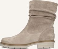 Gabor Enkellaarzen 655 Dames Beige Suède Blokhak Ritssluiting Maat 35,5