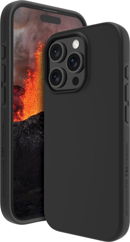 Dbramante1928 Iceland Ultra D3O Mag Hoesje voor iPhone 16 Pro - Zwart