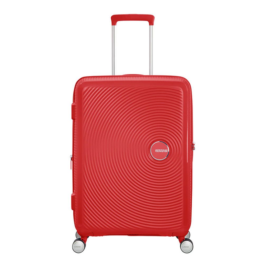 American Tourister Soundbox Spinner 67 Expandable - Coral Red