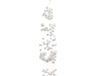 Decoris Sneeuwballen slinger - wit - 135 cm
