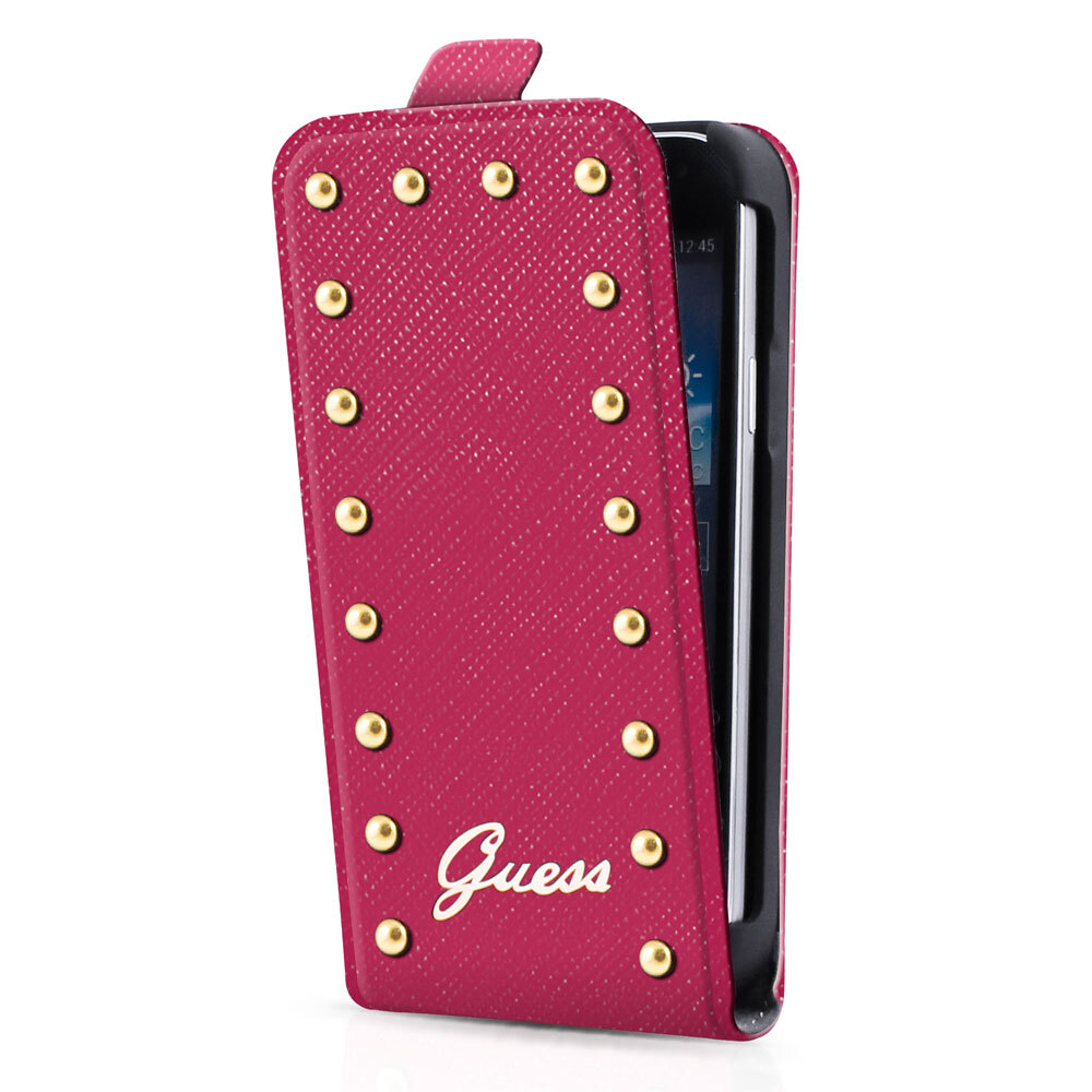 Guess Flip Case Studded Samsung Galaxy S4 Mini Pink