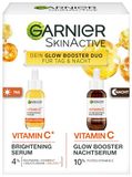 Garnier Glow Booster Vitamine C Duo Serum dag en nacht met serum tegen donkere vlekken en verhelderend nachtserum tegen donkere vlekken en vermoeide huid, veganistische formule, SkinActive 2