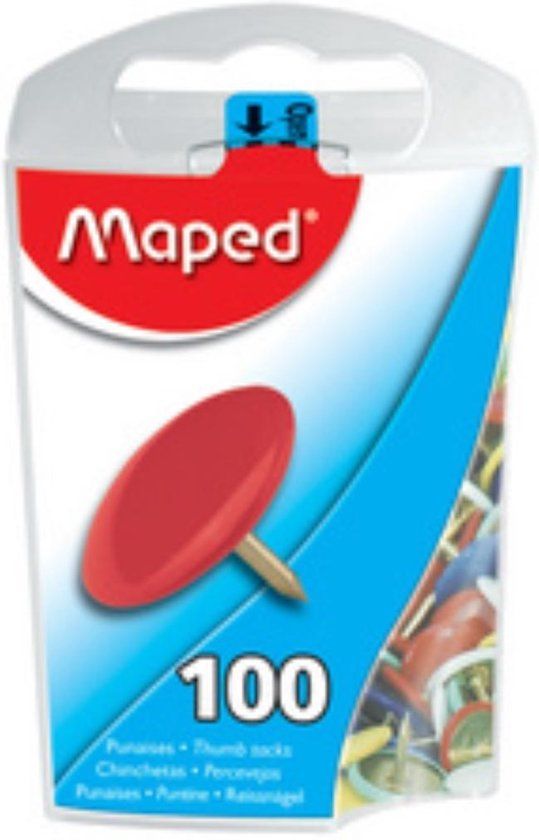 Maped Office Maped punaises assortiment doos van 100 stuks