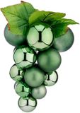 Krist+ Kerstornament druiventros - groen - 25 cm - kunststof