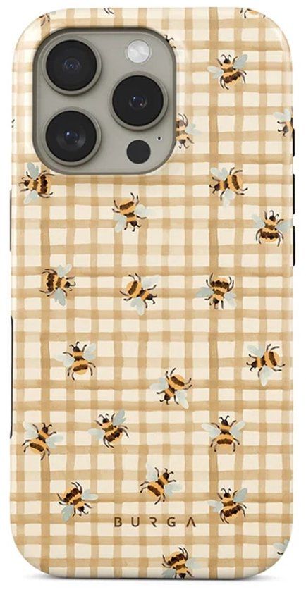 Burga Tough Backcover geschikt voor MagSafe geschikt voor iPhone 16 Pro - Honeycomb