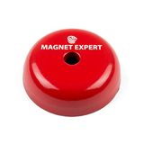 Magneet Expert® 29mm dia x 9mm dik Alnico Ondiepe Pot Magneet c/w 5.2mm dia verzonken gat - 5kg Trek (Pak van 4)