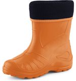 Ladeheid Bottes de pluie enfant - Caoutchouc - avec doublure intérieure - EVA - Doublure intérieure lavable - LA-KL-EVA-Kids - Orange - 23