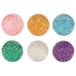 Stuiterende bal glitter. 4,9 cm. 6 kleur | 12 stuks
