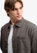 Superdry Chemise en sergé Tweed Jersey M4011187a L9k Taupe Tweed Homme Taille - 3XL