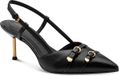 Tamaris Dames Sling 1-29631-46 pumps, zwart leer, 38 EU