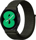 By Qubix - Sport Loop nylon bandje voor Garmin Forerunner 970 / 570 (47mm) / 255 - Leger groen - 22mm
