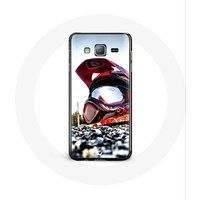 Maniacase Hoesje voor Samsung Galaxy J7 MotoCross Helm