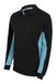 Velilla 105514 0/5 poloshirt met lange mouwen, zwart, maat L