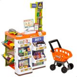 ColorBaby My Home Educatief Supermarkt Winkelwagentje Met Licht En Geluid Veelkleurig