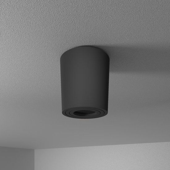 HOFTRONIC Paxton LED Opbouwspot - Rond - Zwart - GU10 - IP65