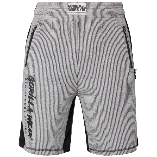 Gorilla Wear Augustine Old School Shorts - Gray - 2XL/3XL