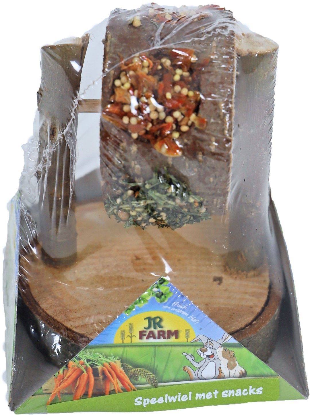 JR Farm JR Farm knaagdier speelwiel met snacks 200 gram 12709