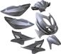 Edge Gransier Plaatset Yamaha Aerox tot bj. 2014 9 delig antraciet glans