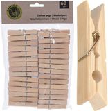vilde Wasknijpers Houten 60 stuks