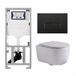 Geberit QeramiQ Dely Swirl Toiletset - Mat Wit