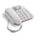 Gigaset DL380 Téléphone analogique Blanc Identification de l'appelant