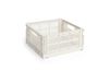 HAY Colour Crate M Carré 29,5x29,5 cm Blanc cassé
