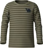 NAME IT NMMVILLY LS SLIM TOP NOOS Jongens Lange mouwen shirts Maat 110 Katoen Gestreept Ronde hals Mermaid