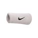 Nike Unisex Swoosh Doublewide armband, wit/zwart, 1 maat EU