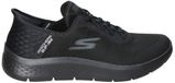 Skechers Slip-ins: GO WALK Flex - Hands Up Instappers - Zwart