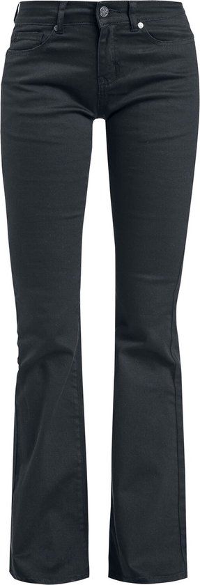 Black Premium by EMP Zwarte jeans met flare - Dames - W35L34