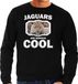 Bellatio Decorations Dieren Jaguars Sweater Zwart Heren - Jaguars Are Serious Cool Trui - Cadeau Sweater Jaguar/ Jaguars Liefhebber L