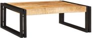vidaXL Badkamerrek - Bruin - Massief ruw mangohout - 65 x 50 x 23 cm