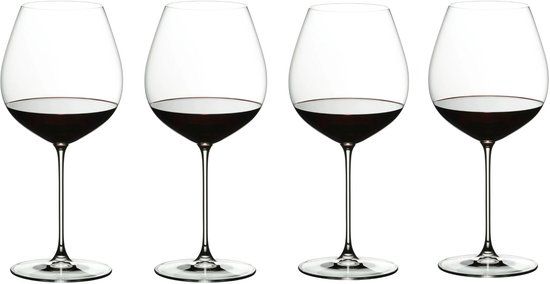Riedel Veritas Pinot Noir Rode Wijnglazen Set - 4 Stuks - 710 ml