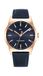 Tommy Hilfiger Bruce analoog kwartshorloge voor heren met siliconen en roestvrijstalen armband, marineblauw, riem