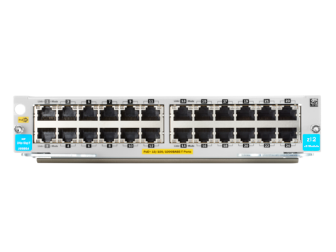 HP 24-port 10/100/1000BASE-T PoE+ MACsec v3 zl2 Module