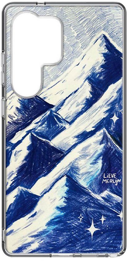 Samsung Galaxy S25 Ultra Lieve Merlijn Mountain Hybrid Case - Grijs