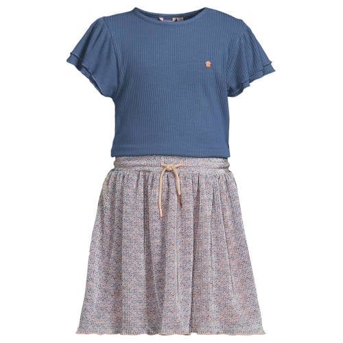 NONO midi jurk blauw