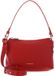 Coccinelle Leren schoudertas Rebekka Mini Bag Grained Leather Scarlet rood