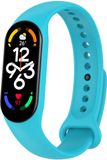 Strap-it Xiaomi Mi Band 7 siliconen bandje - lichtblauw