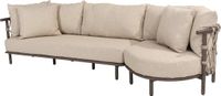 4 Seasons Outdoor Ezra chaise lounge bank groot 2 delig terre