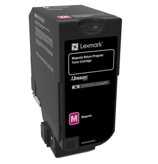 Lexmark 74C20M0 Magenta Toner Cartridge - Compatible with CX725de, CX725dhe, CS725de, CS720de