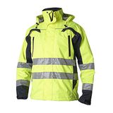 Top Swede 5217-12-10 model 5217 Hi Vis weerbestendige jas, geel, maat 4XL