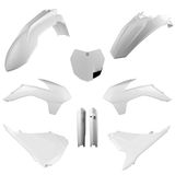 POLISPORT 91448 - Volledige Plastic Set (met Vorkbeschermers) KTM Wit