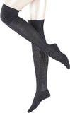 FALKE No. 3 Finest Silk overkniekousen dames zwart - maat 41-42