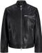Jack & Jones Leren jas Zwart XL