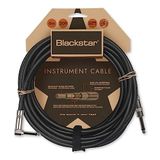BLACKSTAR 6 m (20 ft) instrumentenkabel ¼ rechte jack naar ¼ schuine jack kabel voor bas/elektrische gitaar/elektro-akoestische/toetsenbord/versterker