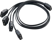 SilverStone SST-CPL03 ARGB 4-Fach Splitterkabel - 30cm - Zwart